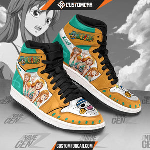 One Piece Nami JD Sneakers Custom Anime Shoes CUSTOMFORCAR