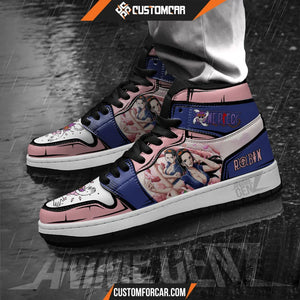 One Piece Nico Robin JD Sneakers Custom Anime Shoes