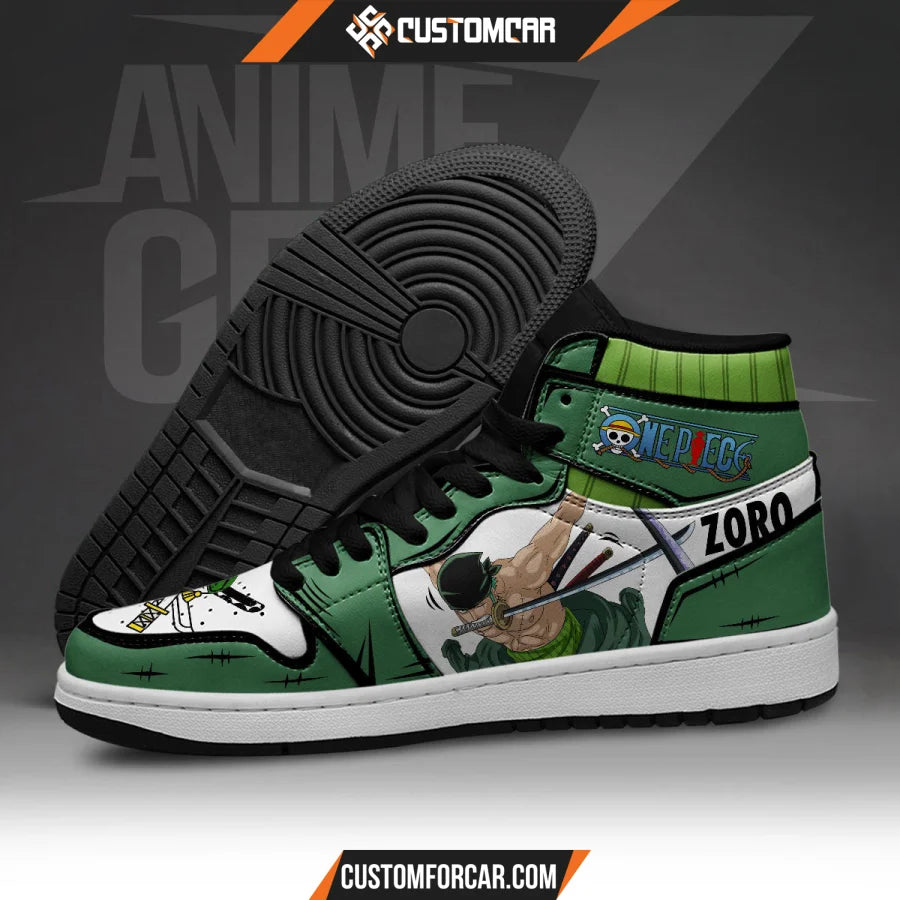 One Piece Roronoa Zoro JD Sneakers Custom Anime Shoes