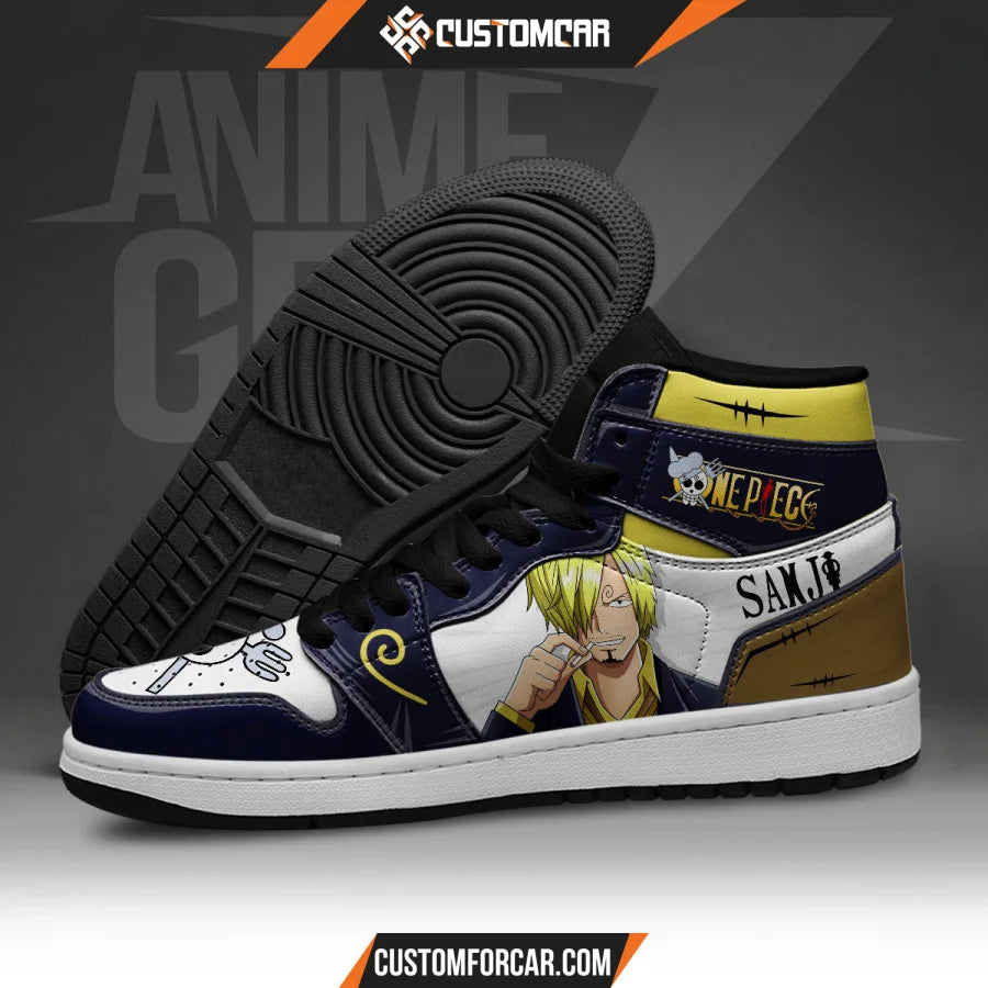 One Piece Sanji JD Sneakers Custom Anime Shoes CUSTOMFORCAR