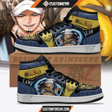 One Piece Trafalgar D. Water Law JD Sneakers Custom Anime