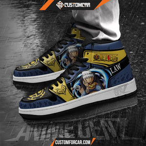 One Piece Trafalgar D. Water Law JD Sneakers Custom Anime