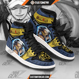 One Piece Trafalgar D. Water Law JD Sneakers Custom Anime