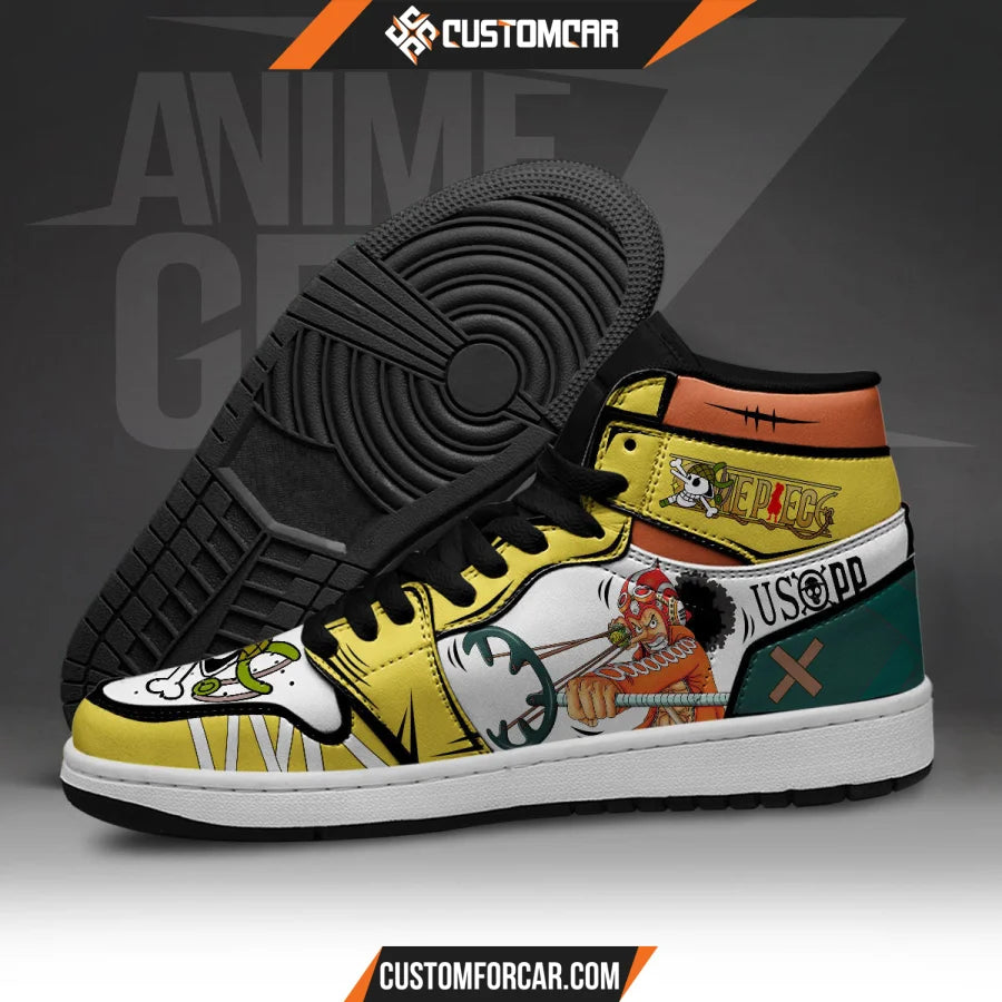 One Piece Usopp JD Sneakers Custom Anime Shoes CUSTOMFORCAR