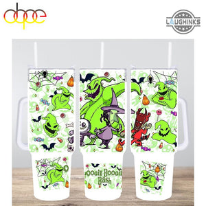 Oogie Boogie The Nightmare Before Christmas Cartoon Personalized 40oz Tumbler With Handle and Straw