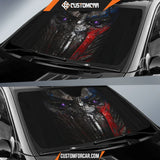 Optimus Prime Transformers Face Auto Sun Shades