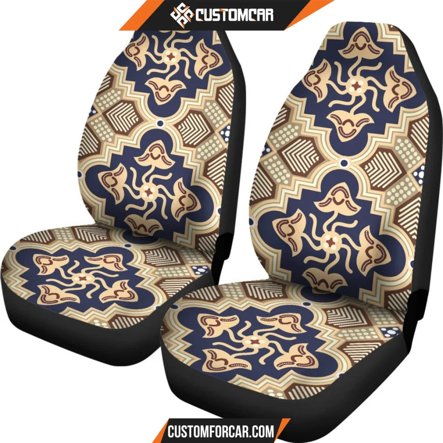 Ornamental Blue Love Car Seat Covers DECORINCAR