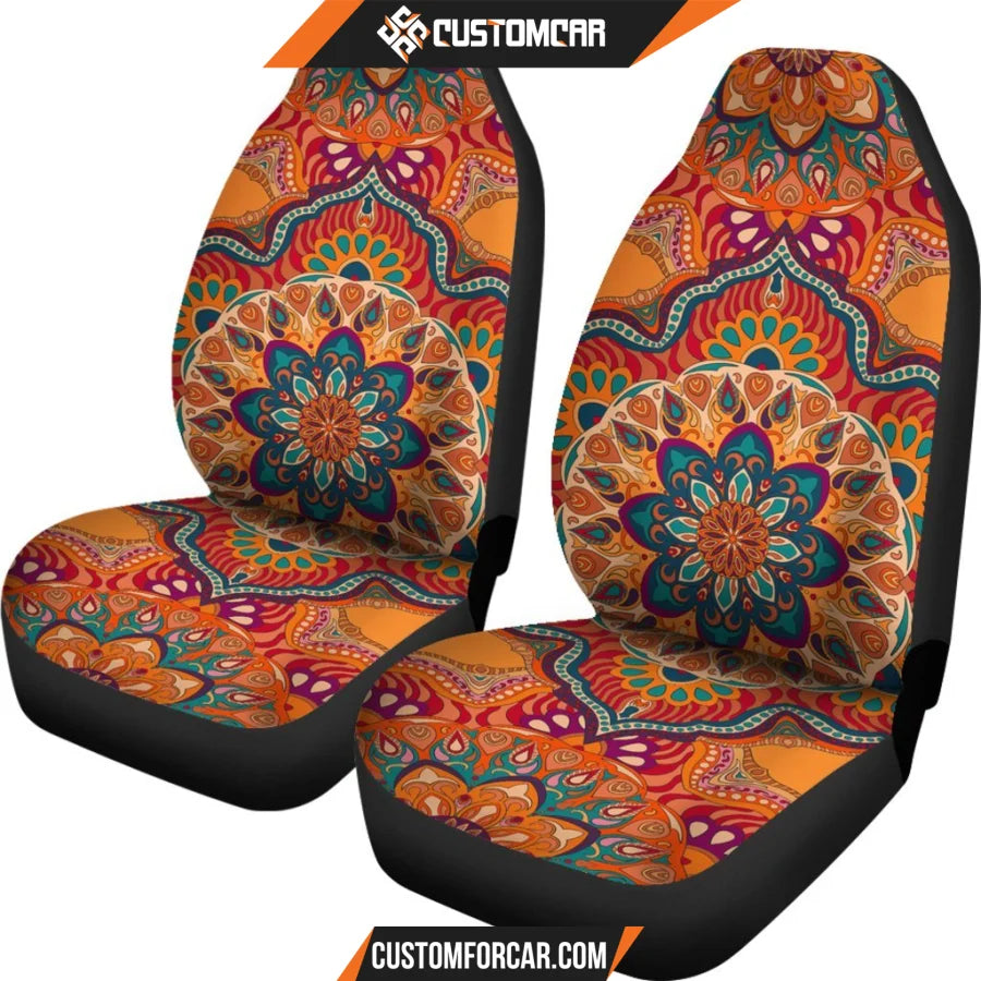 Ornamental Orange Heaven Car Seat Covers DECORINCAR