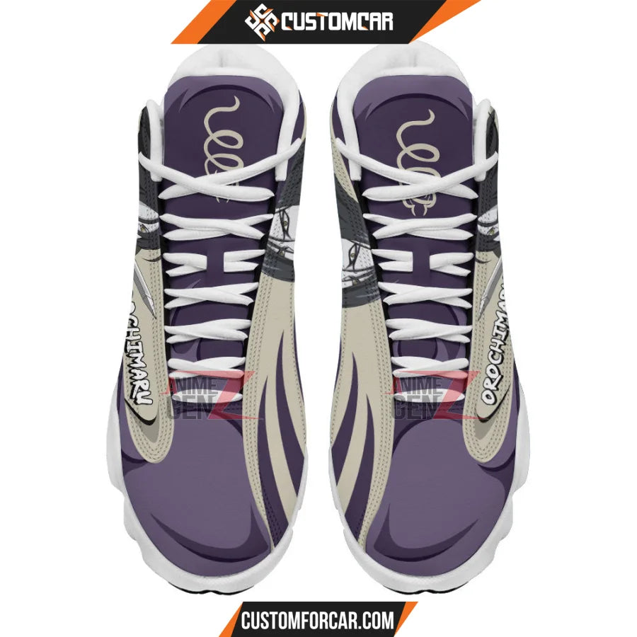 Orochimaru Naruto Anime Air Jordan 13 Sneakers Custom Anime