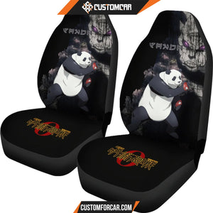 Panda Jujutsu Kaisen Car Seat Covers Anime Car Accessories