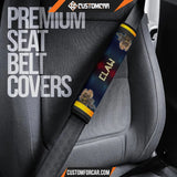 Panthera Lion Claw Soldier Holding Gun Seat Belt Covers 