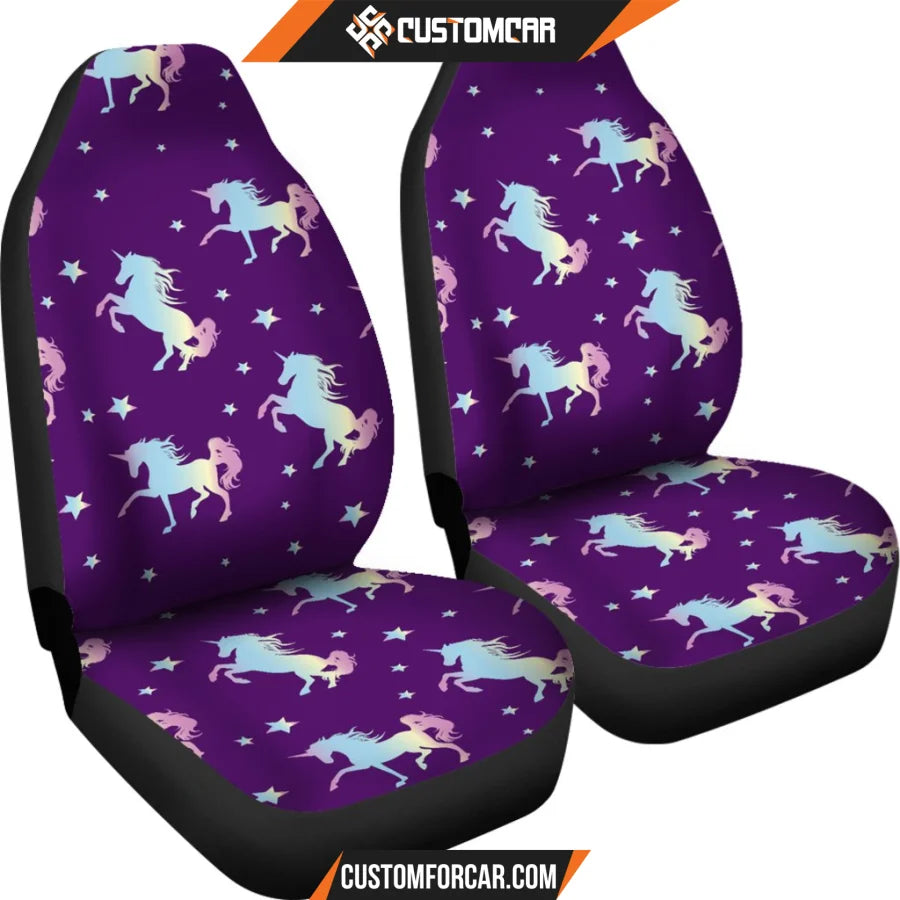 Pattern Print Unicorn Universal Fit Car Seat covers Car 