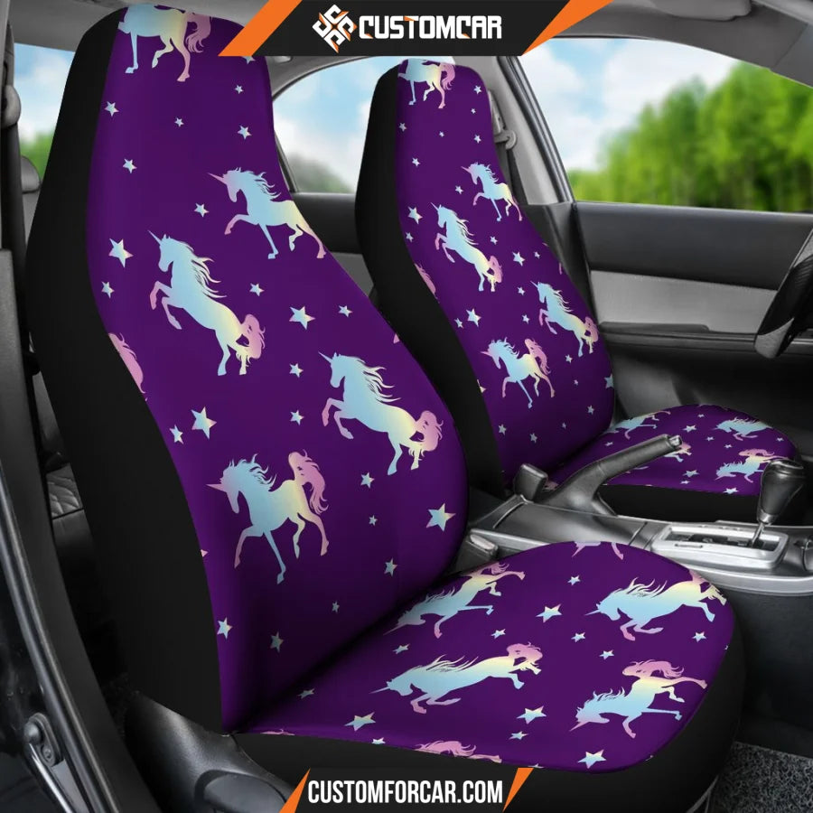 Pattern Print Unicorn Universal Fit Car Seat covers Car 