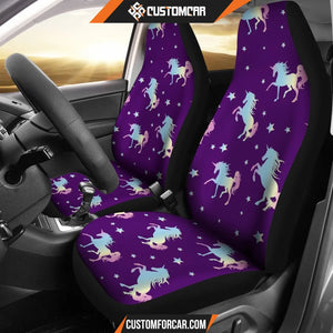 Pattern Print Unicorn Universal Fit Car Seat covers Car 