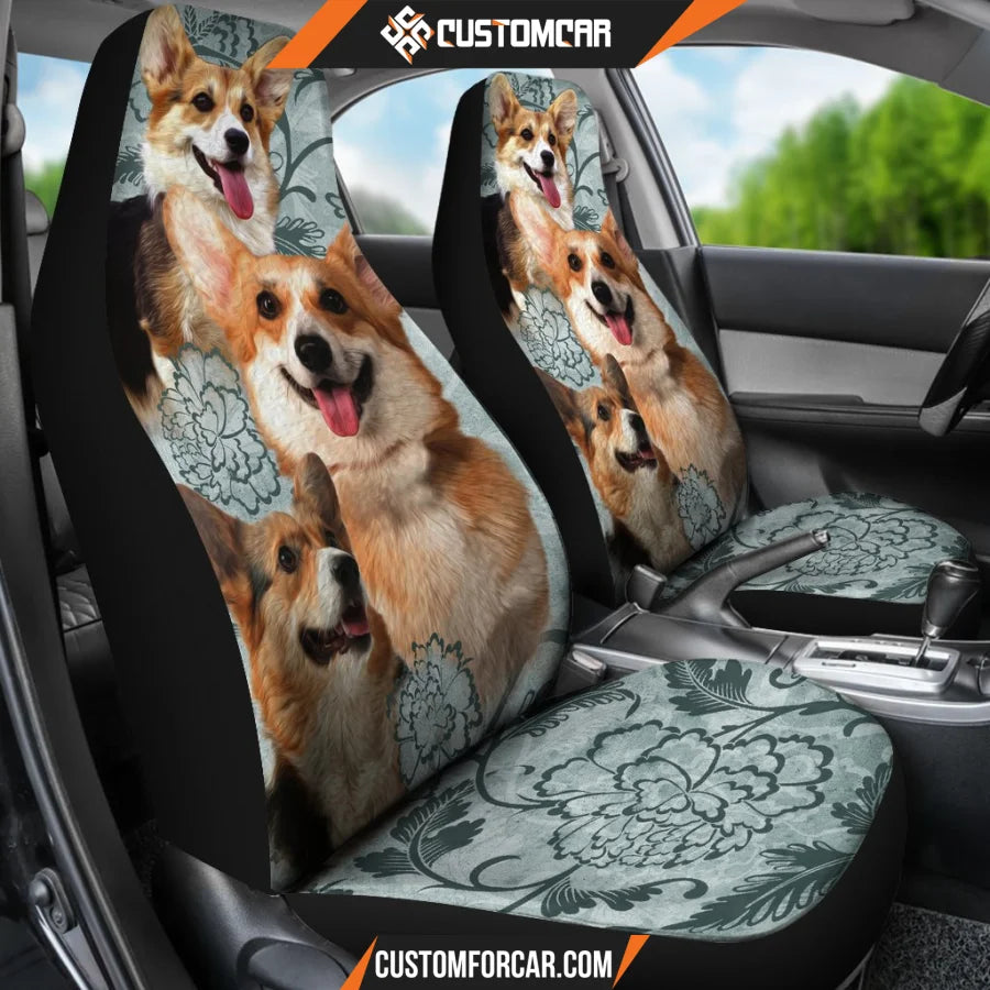 Pembroke Welsh Corgi Car Seat Covers DECORINCAR