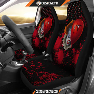 Pennywise IT Car Seat Covers Horror Movie Car Accessories