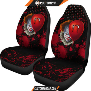 Pennywise IT Car Seat Covers Horror Movie Car Accessories