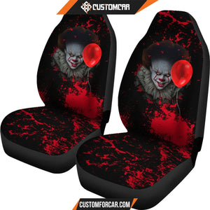 Pennywise IT Car Seat Covers Horror Movie Car Accessories