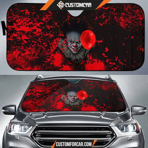 Pennywise IT Car Sun Shade Horror Movie Car Accessories