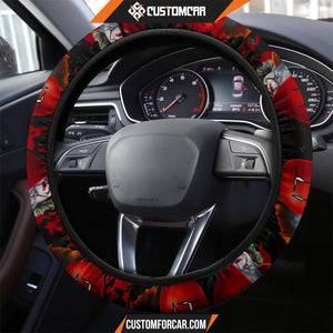 Pennywise IT Steering Wheel Cover Horror Movie Car