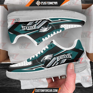 Philadelphia Eagles Air Sneakers NFL Custom Sports Shoes