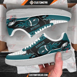 Philadelphia Eagles Air Sneakers NFL Custom Sports Shoes