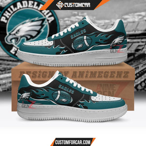 Philadelphia Eagles Air Sneakers NFL Custom Sports Shoes