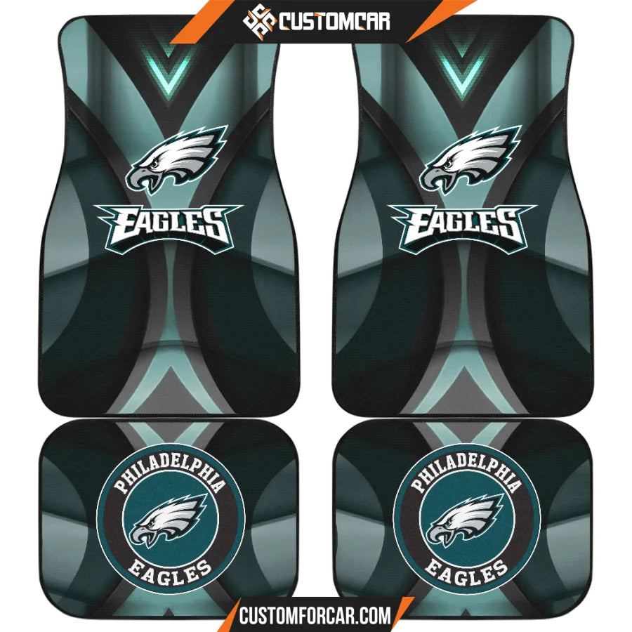 Philadelphia Eagles American Football Club Skull Car Floor
