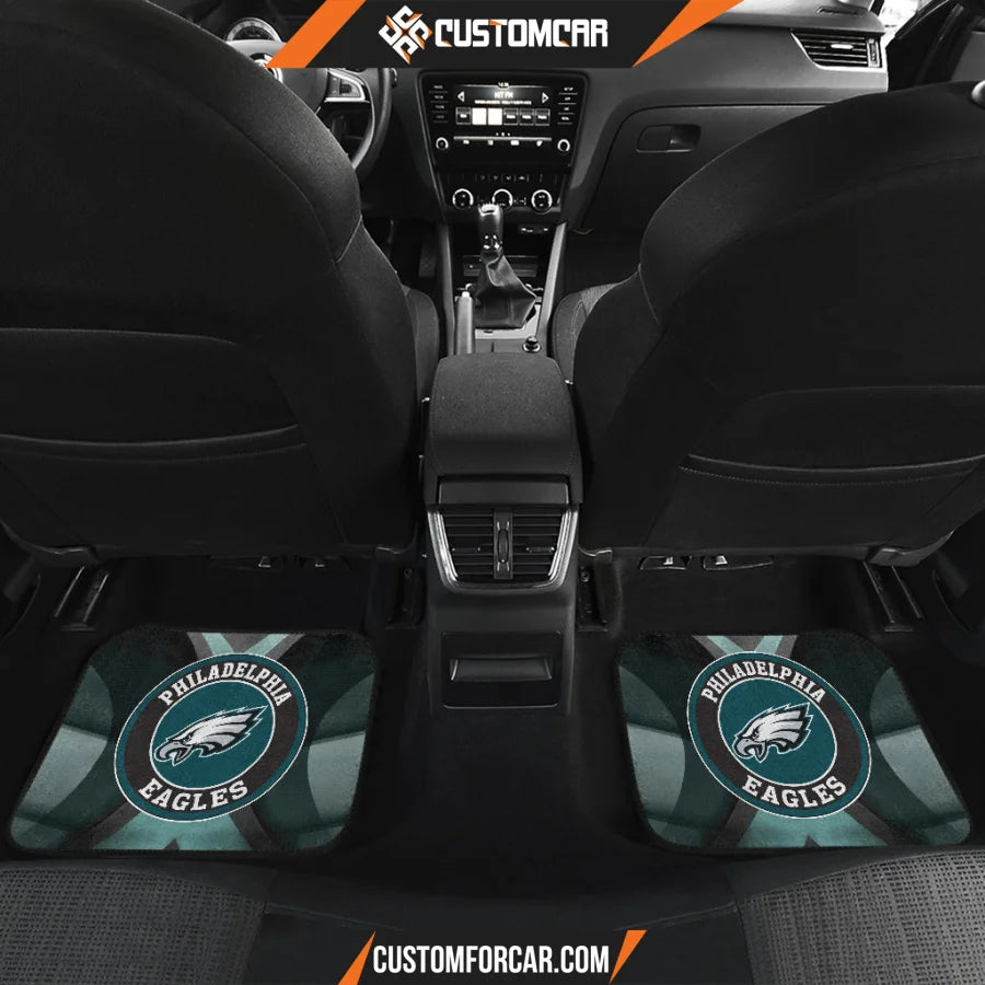 Philadelphia Eagles American Football Club Skull Car Floor