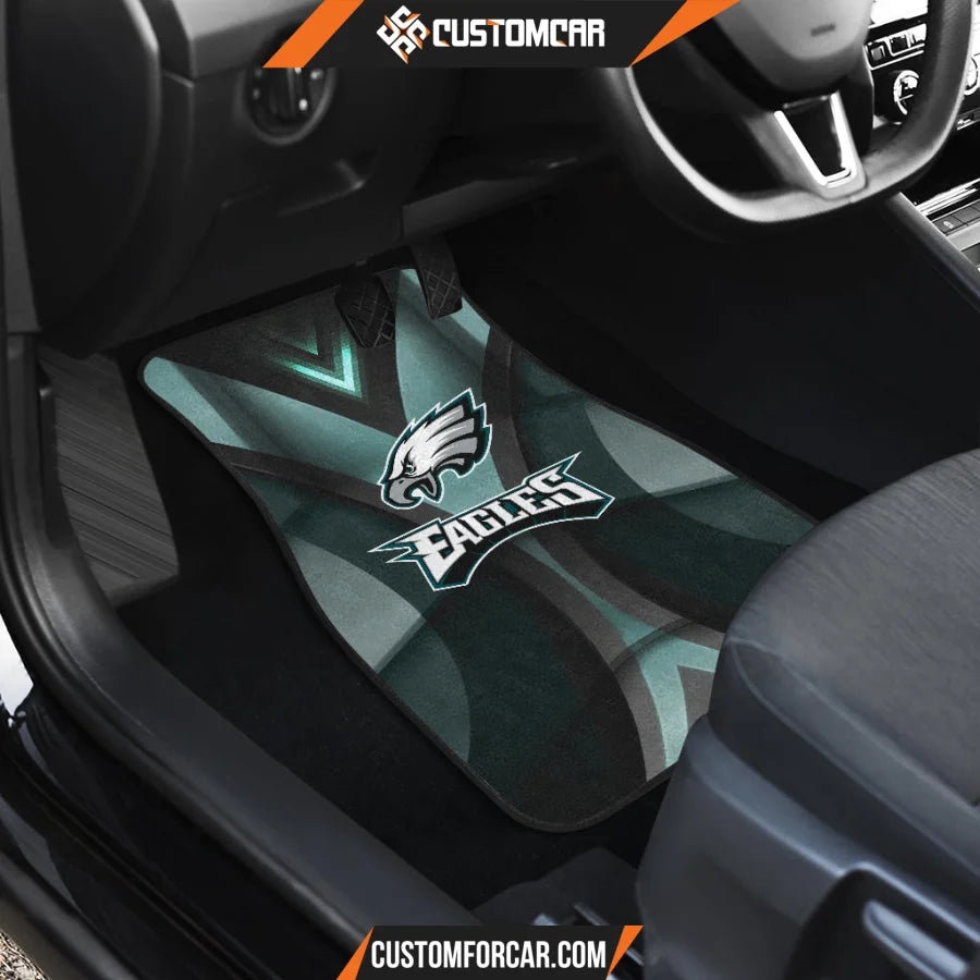 Philadelphia Eagles American Football Club Skull Car Floor