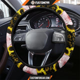 Pig With Sunflower Steering Wheel Cover Animal Car