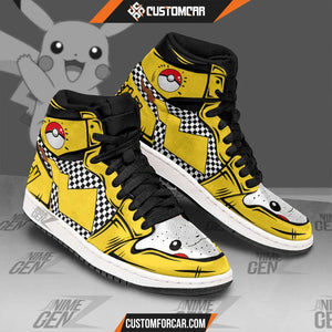 Pikachu JD Sneakers Custom Pokemon Anime Shoes CUSTOMFORCAR