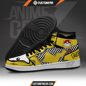 Pikachu JD Sneakers Custom Pokemon Anime Shoes CUSTOMFORCAR