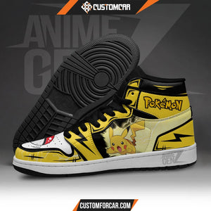 Pikachu JD Sneakers Pokemon Custom Anime Shoes CUSTOMFORCAR