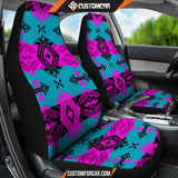 Pink Fire Car Seat Covers DECORINCAR