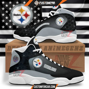Pittsburgh Steelers Air Jordan 13 Sneakers NFL Custom Sport