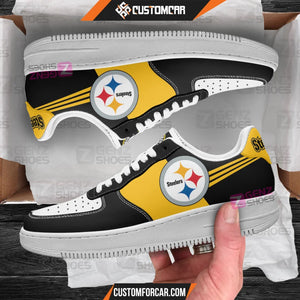 Pittsburgh Steelers Air Sneakers NFL Custom Sports Shoes