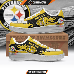 Pittsburgh Steelers Air Sneakers NFL Custom Sports Shoes