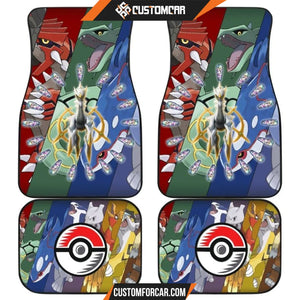 Pokemon Anime Car Floor Mats | Arceus Flying Pokemon 