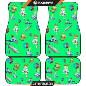 Pokemon Anime Car Floor Mats | Cute Chibi Pokemon Patterns 