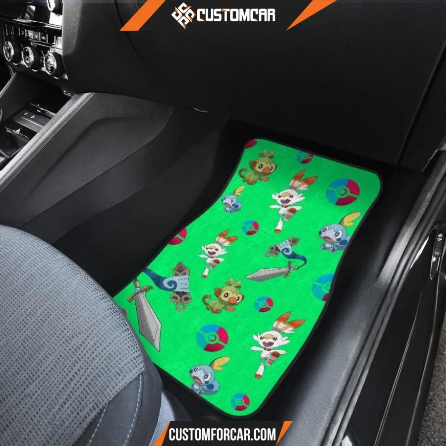 Pokemon Anime Car Floor Mats | Cute Chibi Pokemon Patterns 