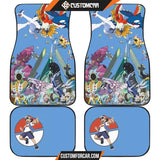 Pokemon Anime Car Floor Mats | Satoshi And Flying Pokemon 