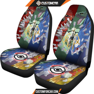 Pokemon Anime Car Seat Covers | Arceus Flying Pokemon 