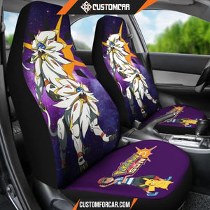 Pokemon Anime Car Seat Covers | Satoshi Pikachu Solgaleo 