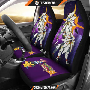 Pokemon Anime Car Seat Covers | Satoshi Pikachu Solgaleo 