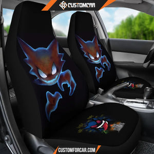 Pokemon Anime Car Seat Covers Scary Gengar Laughing