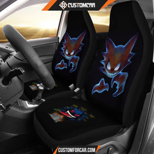 Pokemon Anime Car Seat Covers Scary Gengar Laughing