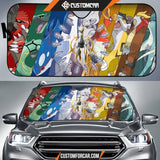 Pokemon Anime Car Sunshade | Arceus Flying Pokemon Evolution