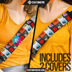 Pokemon Anime Seat Belt Covers | Pokemon Team Go Rocket 