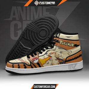 Pokemon Arcanine JD Sneakers Custom Anime Shoes CUSTOMFORCAR